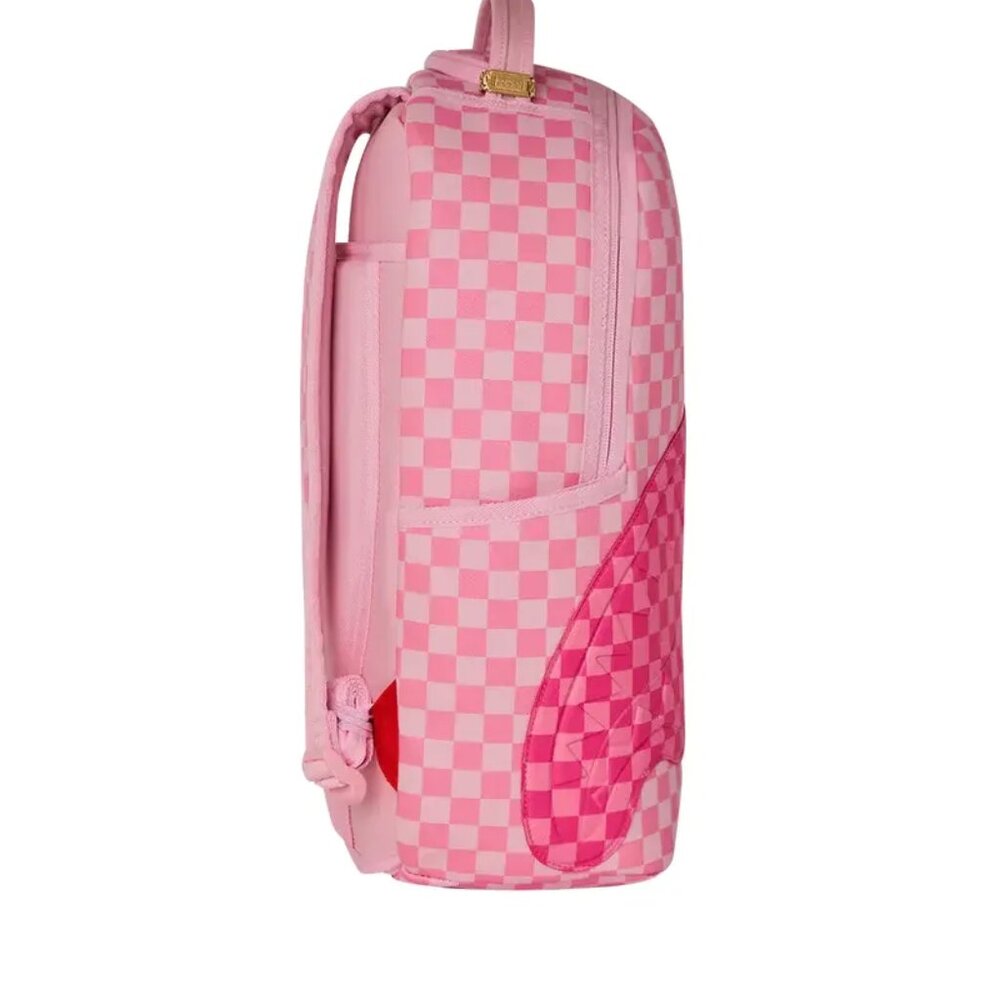 Pink Sharks In Paris Patch Backpack SPRAYGROUND - Picture 3 of 5